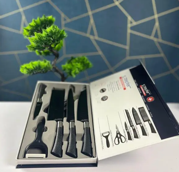6 Pcs Premium Kitchen Knife Set
